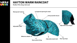 Rukka Pets Hayton warm raincoat
