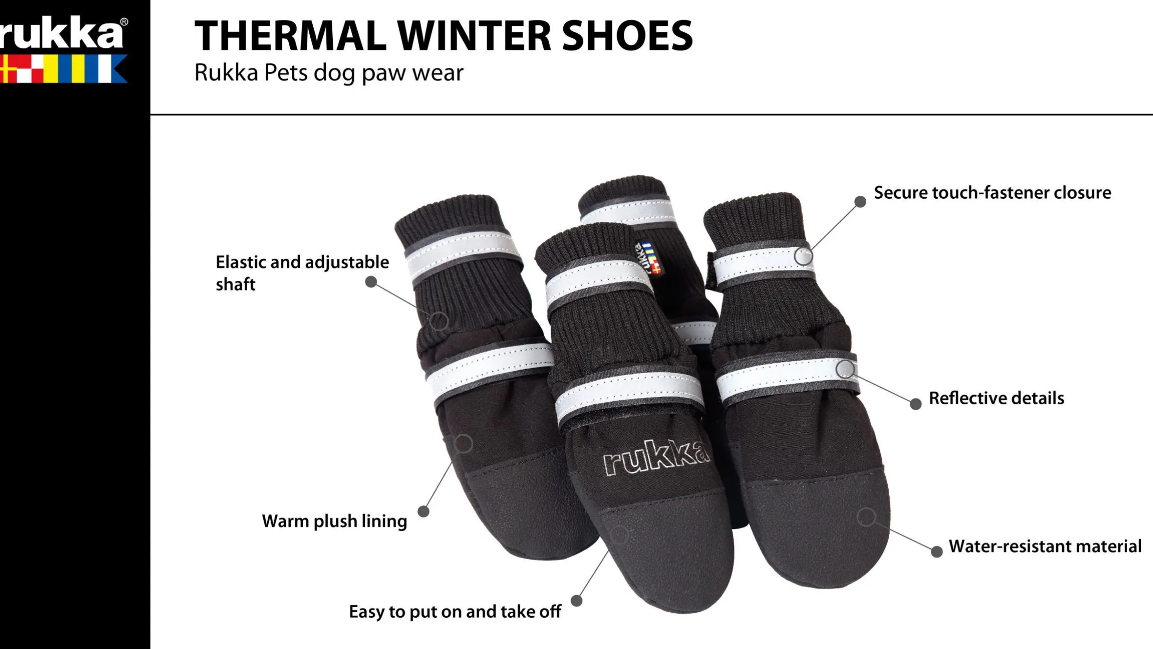 Rukka Pets Thermal winter shoes 4 pcs