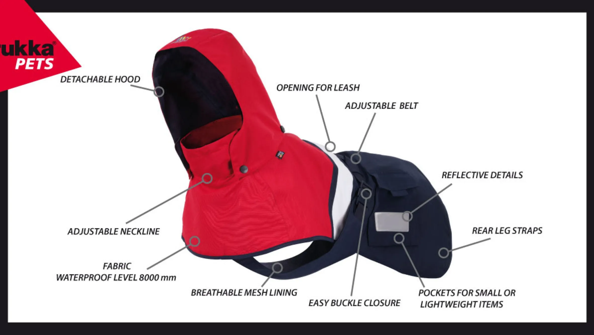 Rukkapets Wavy raincoat